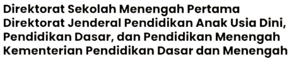 Direktorat SMP - Kemendikdasmen